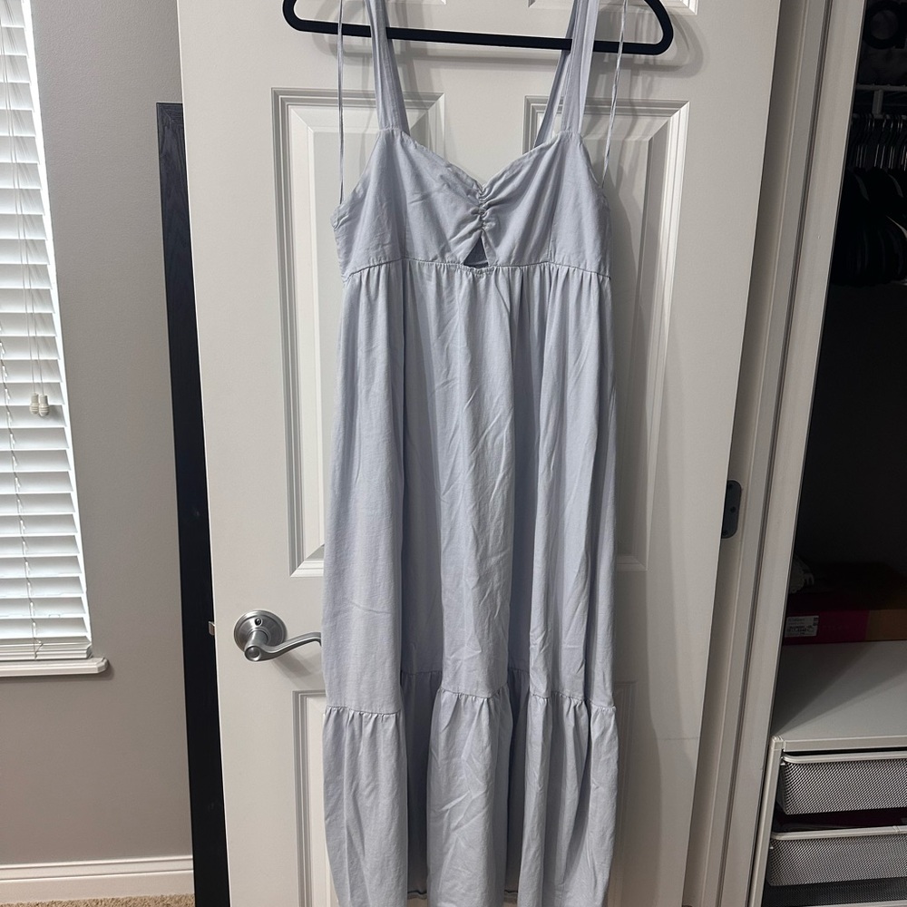 Zara Light Blue Maxi Dress